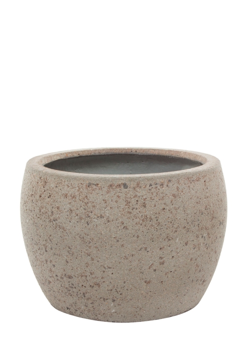 Кашпо Nobilis Marco "Plain grey stone Round"