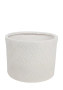Кашпо Nobilis Marco "Brill white Cylinder" (файберглас), D38хH30 см