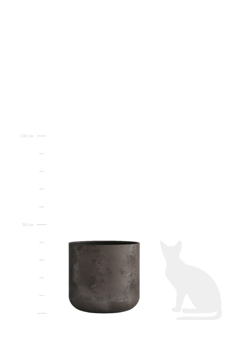 Кашпо CONCRETIKA TOPPER TAUPE CONCRETE