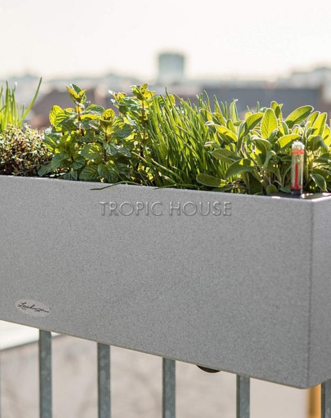 Кашпо LECHUZA BALCONERA Stone 80х19 см