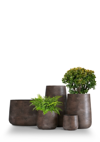 Кашпо CONCRETIKA CONE TAUPE CONCRETE