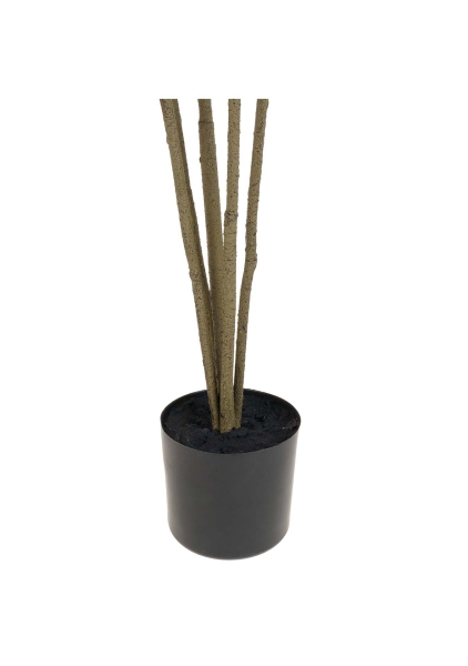 Дерево искусственное в кашпо "Кротон", Н120 см, 3 ветки, 68 листьев