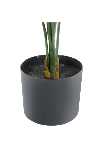 Растение искусственное в кашпо "Монстера люкс", H90 см, 7 листьев