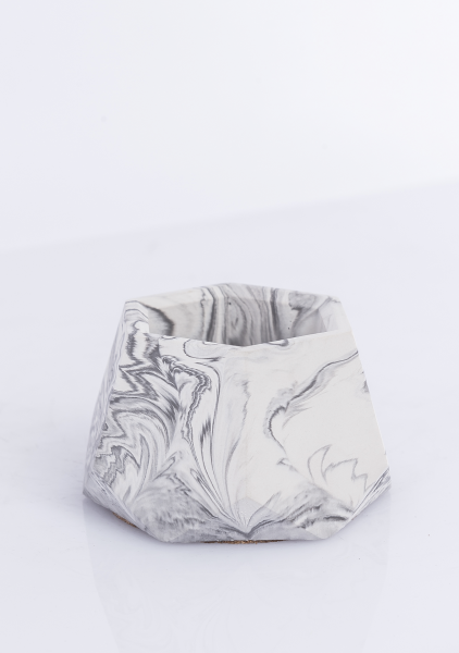 Кашпо бетонное настольное ТН 06