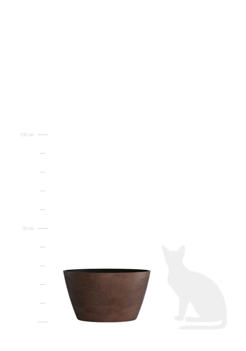 Кашпо CONCRETIKA BOWL COFFEE