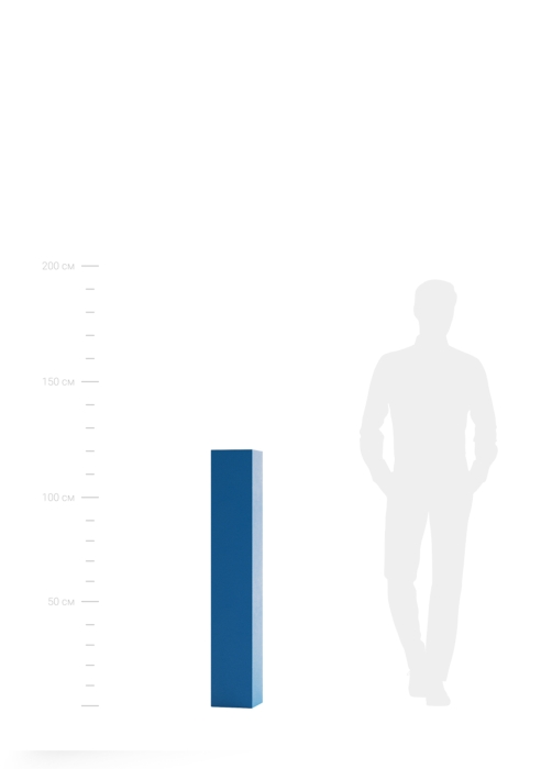 Кашпо CONCRETIKA COLONNA CLASSIC COBALT
