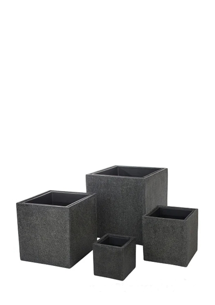 Кашпо Nobilis Marco "Rock2-grey Cube"