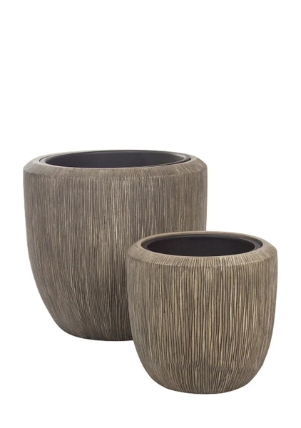 Кашпо Nobilis Marco Pw-woodgrey Round