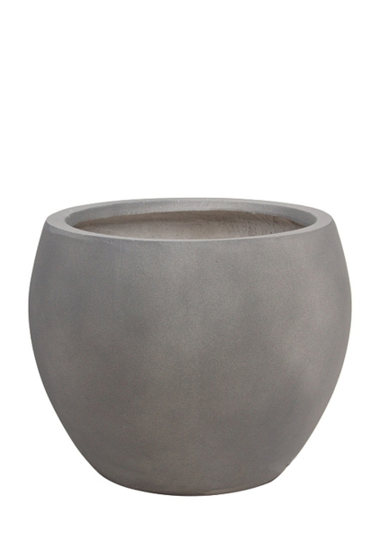 Кашпо Nobilis Marco Umber grey Round