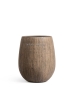 Кашпо TREEZ Эффектори Вуд Округлая чаша Светлый дуб в-39 см, д-32 см