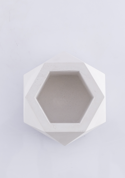 Кашпо бетонное настольное ТН 08