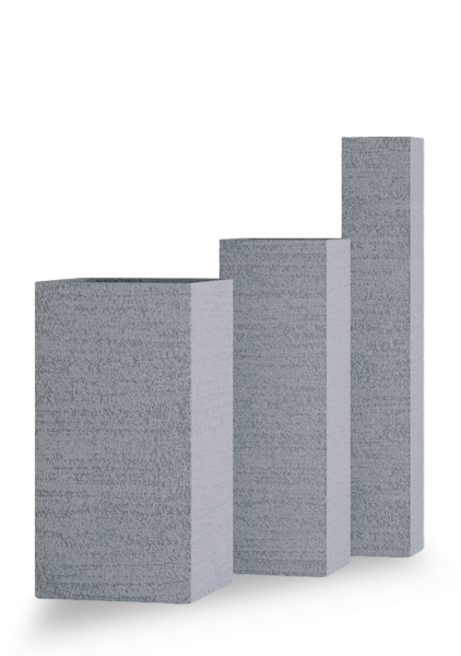 Кашпо CONCRETIKA COLONNA EROSIA WHITE