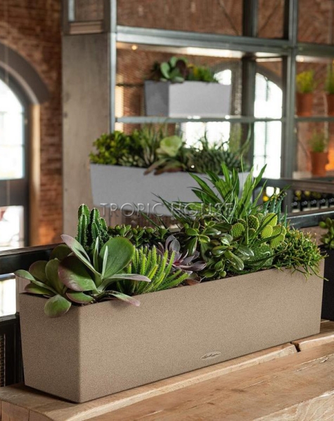 Кашпо LECHUZA BALCONERA Stone 80х19 см