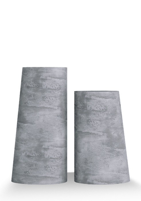 Кашпо CONCRETIKA DUET CONCRETE GREY LIGHT