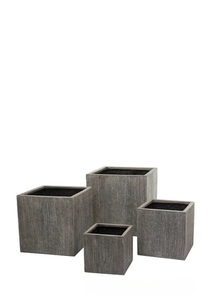 Кашпо Nobilis Marco "Pw-hwoodgrey Cube"