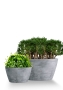 Кашпо CONCRETIKA BOWL CONCRETE GREY LIGHT