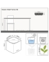 Кашпо LECHUZA ЗЕЛЕНАЯ СТЕНА Home Kit Color 15х14 см