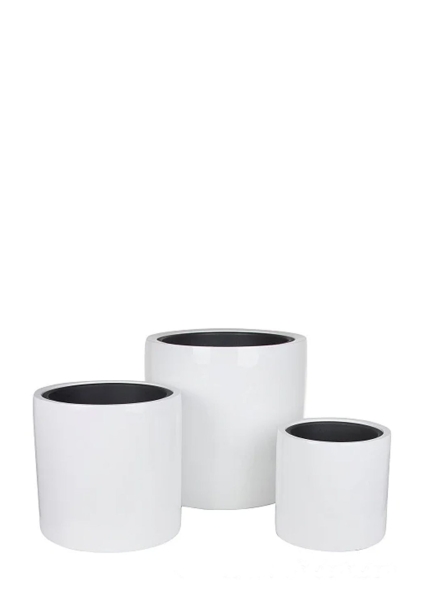 Кашпо Nobilis Marco Pmlac-white Cylinder