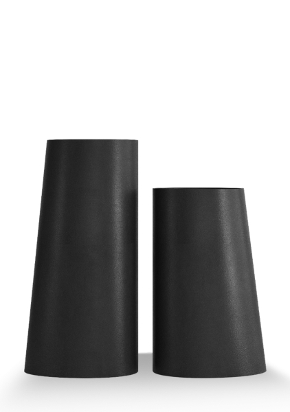 Кашпо CONCRETIKA DUET NERO