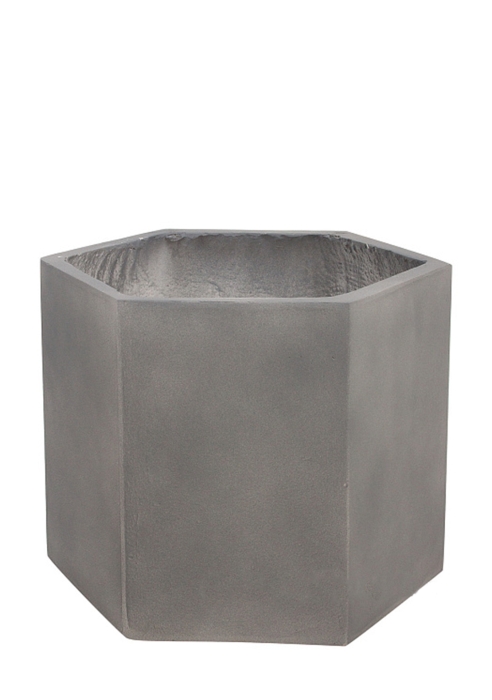 Кашпо Nobilis Marco Stone graphite Prism