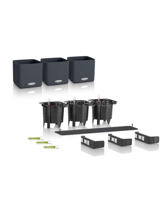 Кашпо LECHUZA ЗЕЛЕНАЯ СТЕНА Home Kit Color 15х14 см