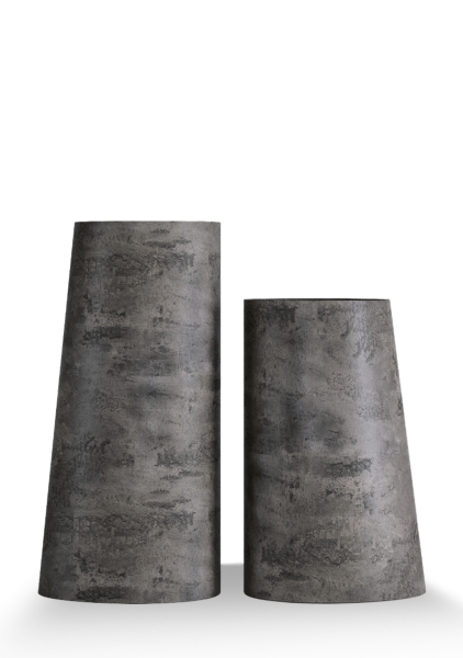 Кашпо CONCRETIKA DUET CONCRETE GREY DARK