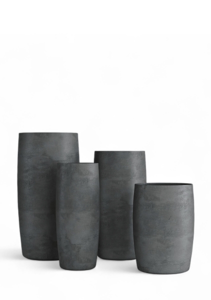 Кашпо CONCRETIKA CIGAR SMOKEY BLUE