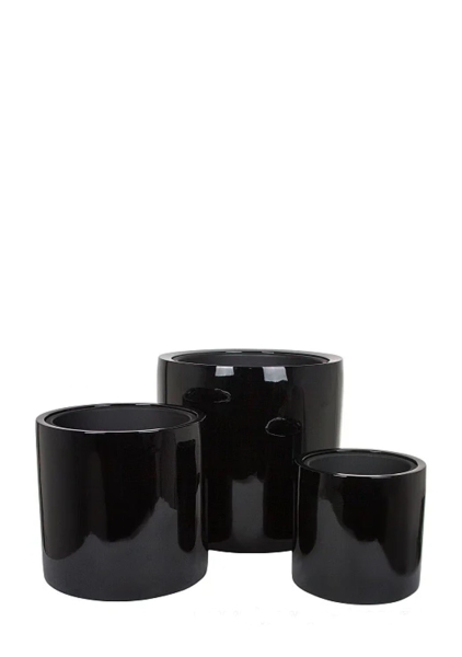 Кашпо Nobilis Marco Pmlac-black Cylinder