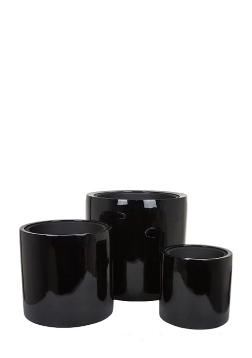 Кашпо Nobilis Marco Pmlac-black Cylinder