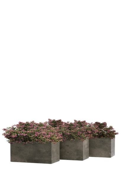 Кашпо CONCRETIKA BALCONY BREZENT GREY