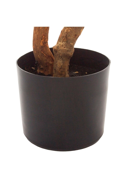 Дерево искусственное в кашпо "Фикус Бенджамина", H135 см, 2 головы