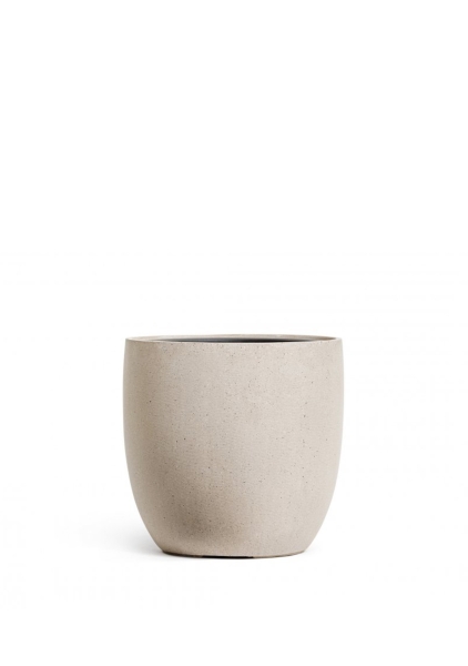 Кашпо TREEZ Effectory, Большой округлый конус, Белый песок