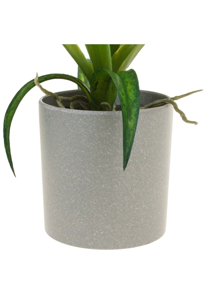 Растение искусственное в кашпо "Орхидея Ванда", H50 см