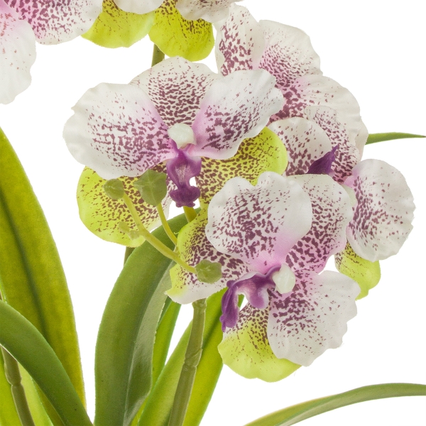 Растение искусственное в кашпо "Орхидея Ванда", H50 см