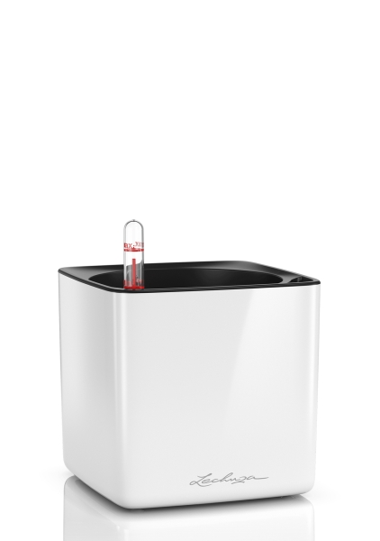 Кашпо LECHUZA CUBE Glossy 16х16 см