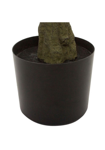 Дерево искусственное в кашпо "Фикус Лирата", Н183 см, 45 листьев