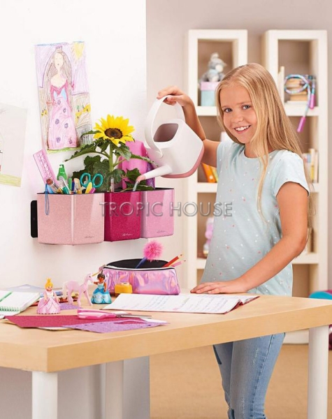 Кашпо LECHUZA CUBE Glossy Kiss 14х13.5 см