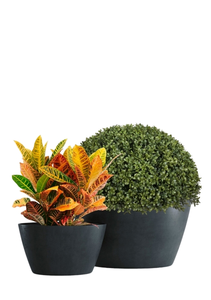 Кашпо CONCRETIKA BOWL ANTHRACITE