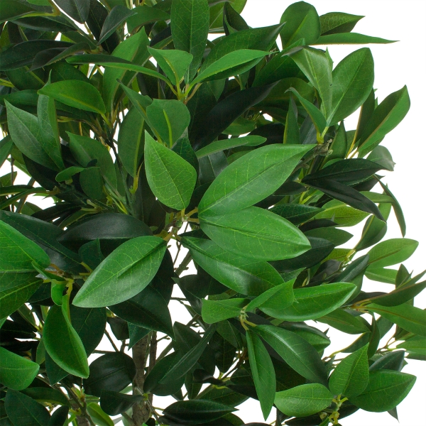 Дерево искусственное в кашпо "Балеарский Самшит", Н183 см, 3 головы, 1320 листьев