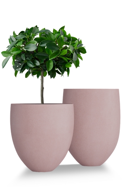 Кашпо CONCRETIKA BARREL COCOA