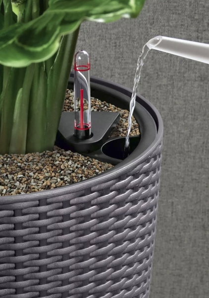 Кашпо LECHUZA Cilindro Cottage 23х41 см